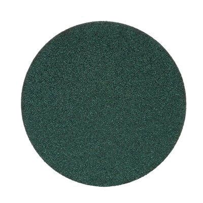 Green Corps? 00524 Series Abrasive Disc, 8 in Dia, 40 Grit, Hook and Loop, Green (10ct.)