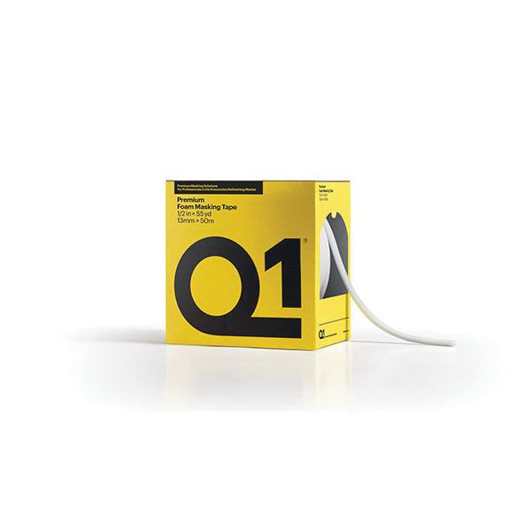 Q1 SE01, Premium Foam Masking Tape, 1/2