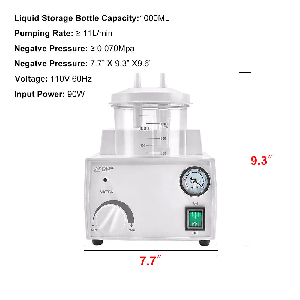 Portable Phlegm Suction Machine,Phlegm Suction Unit 1000ml