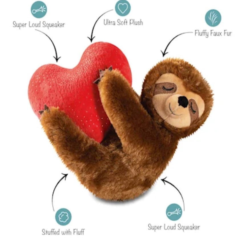 Heart Sloth Toy