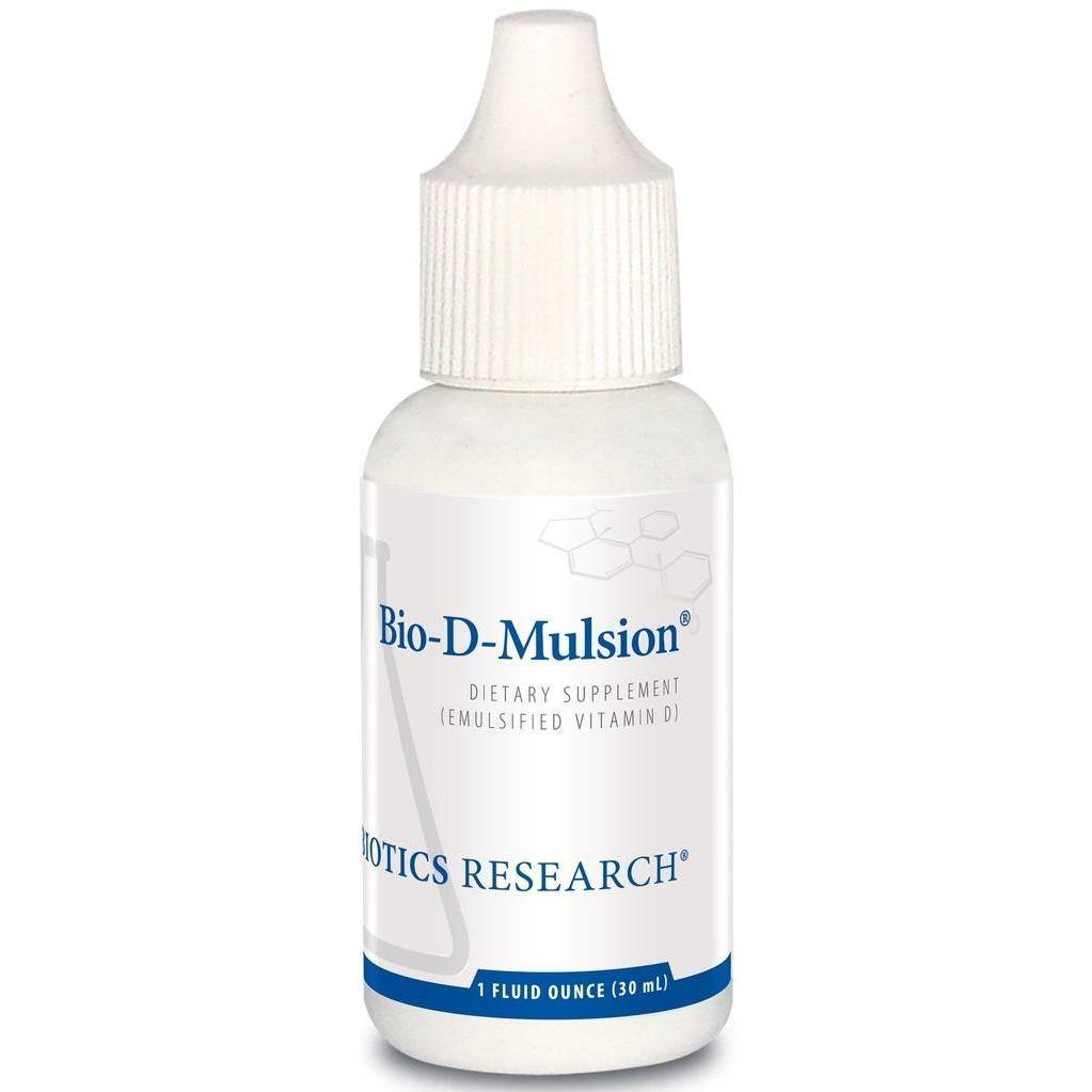 Biotics Research Bio-D-Mulsion 1 Oz  Expire 7.1.2021 2 Pack