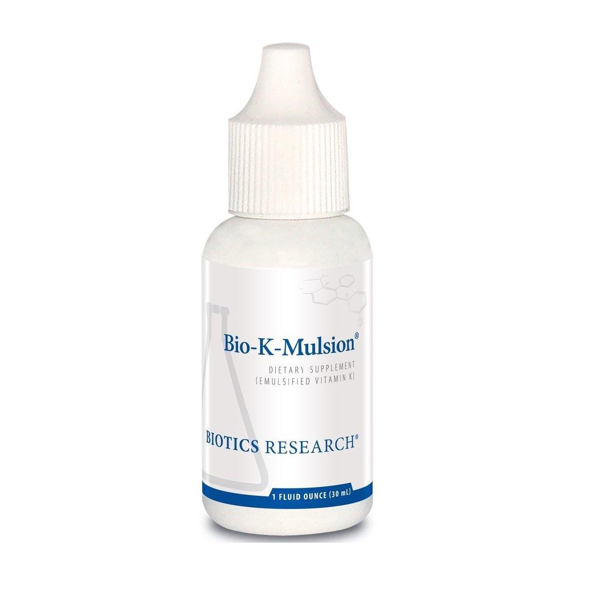 Biotics Research Bio-K-Mulsion 1 Oz Supplies Vitamin K1