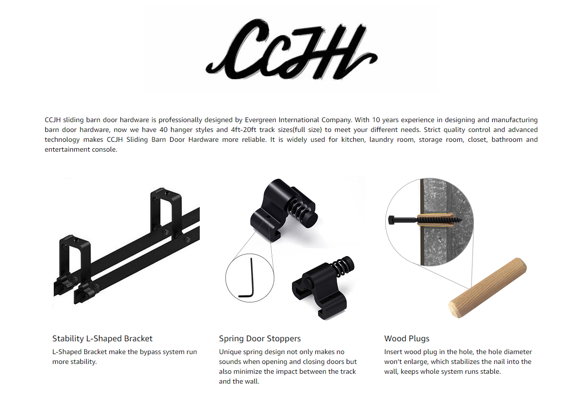 top mounted sliding door