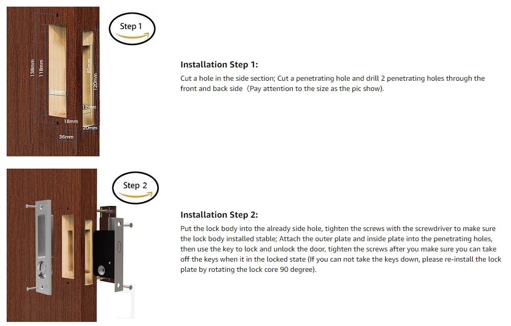 barn door lock