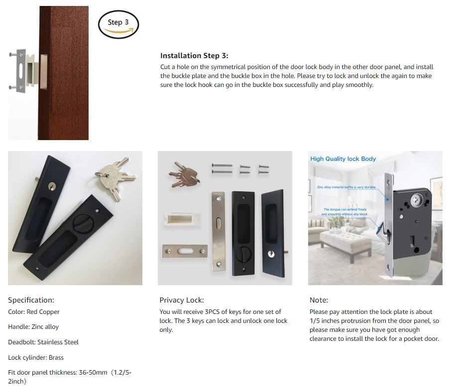 barn door lock