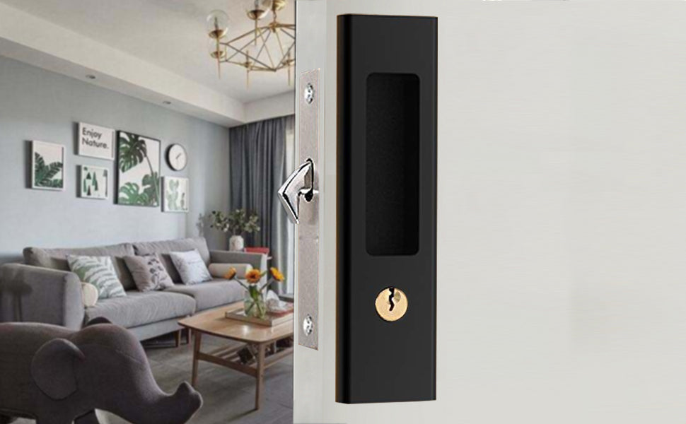 barn door lock