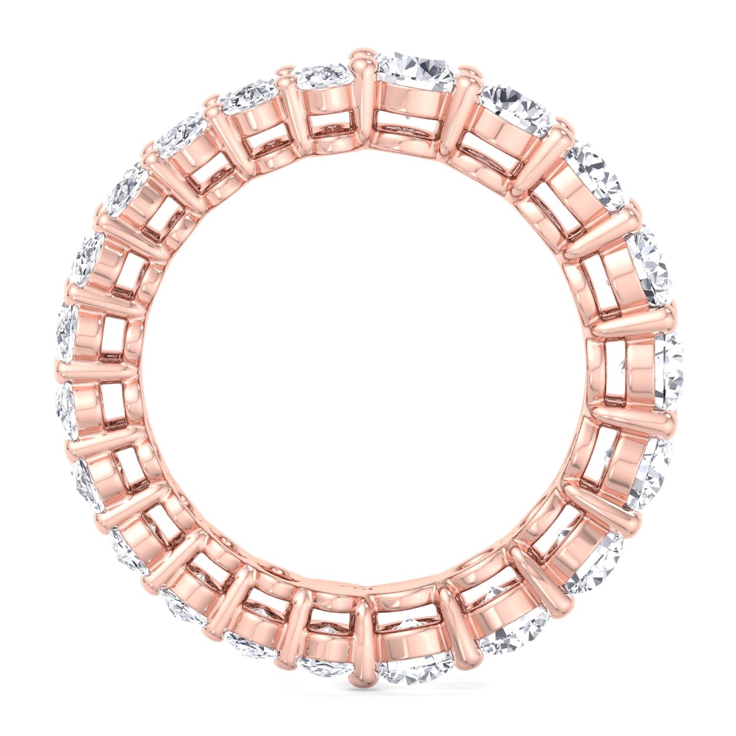 Rondel - Double Shape Diamond Eternity Band (Round & Oval)