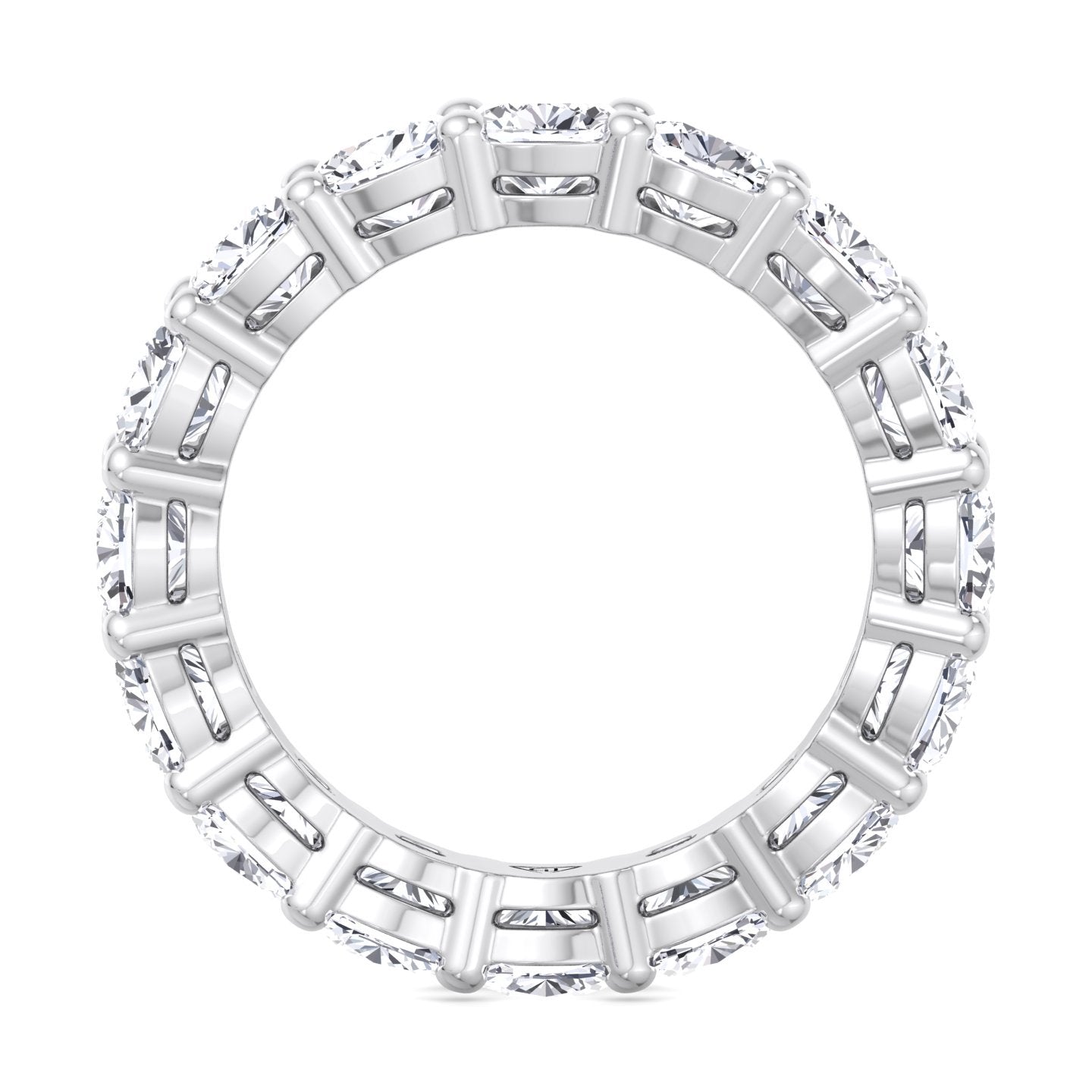 Santio - Cushion Cut Diamond Eternity Band