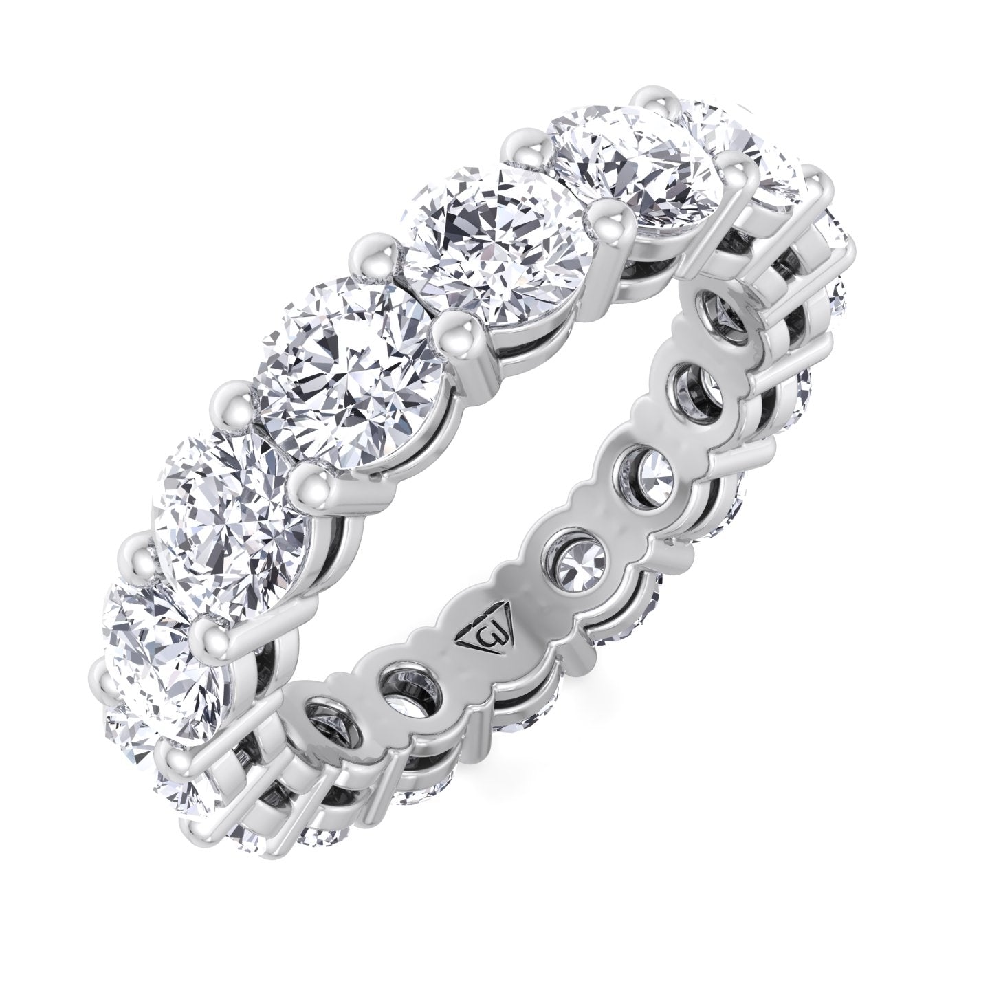 Staple - Round Diamond Classic Eternity Band