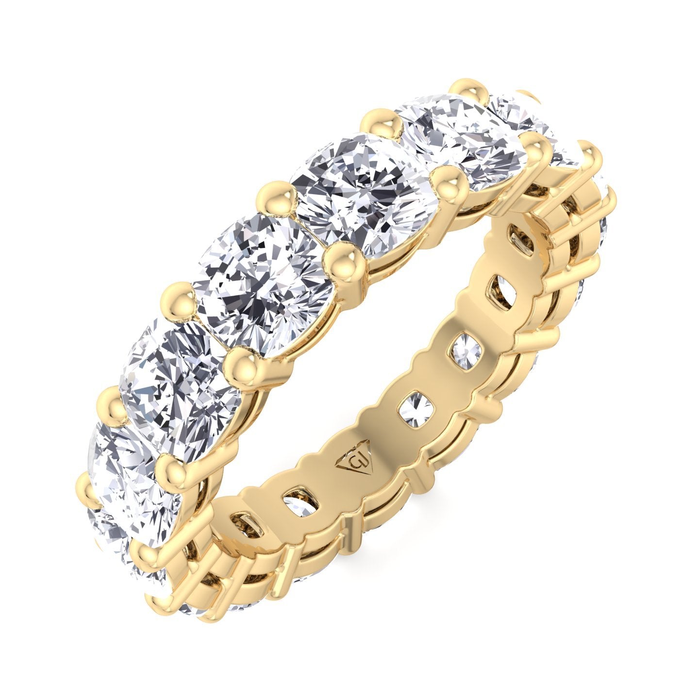 Santio - Cushion Cut Diamond Eternity Band