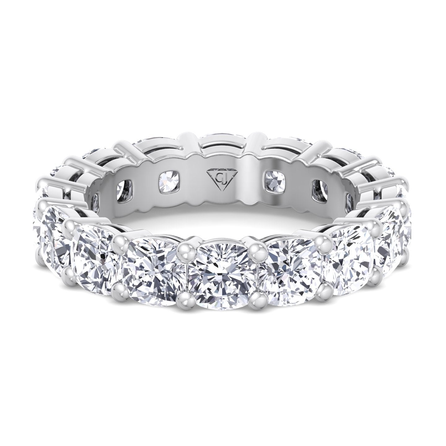 Santio - Cushion Cut Diamond Eternity Band