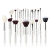 White 25pcs Makeup Brush Set -Jessup Beauty