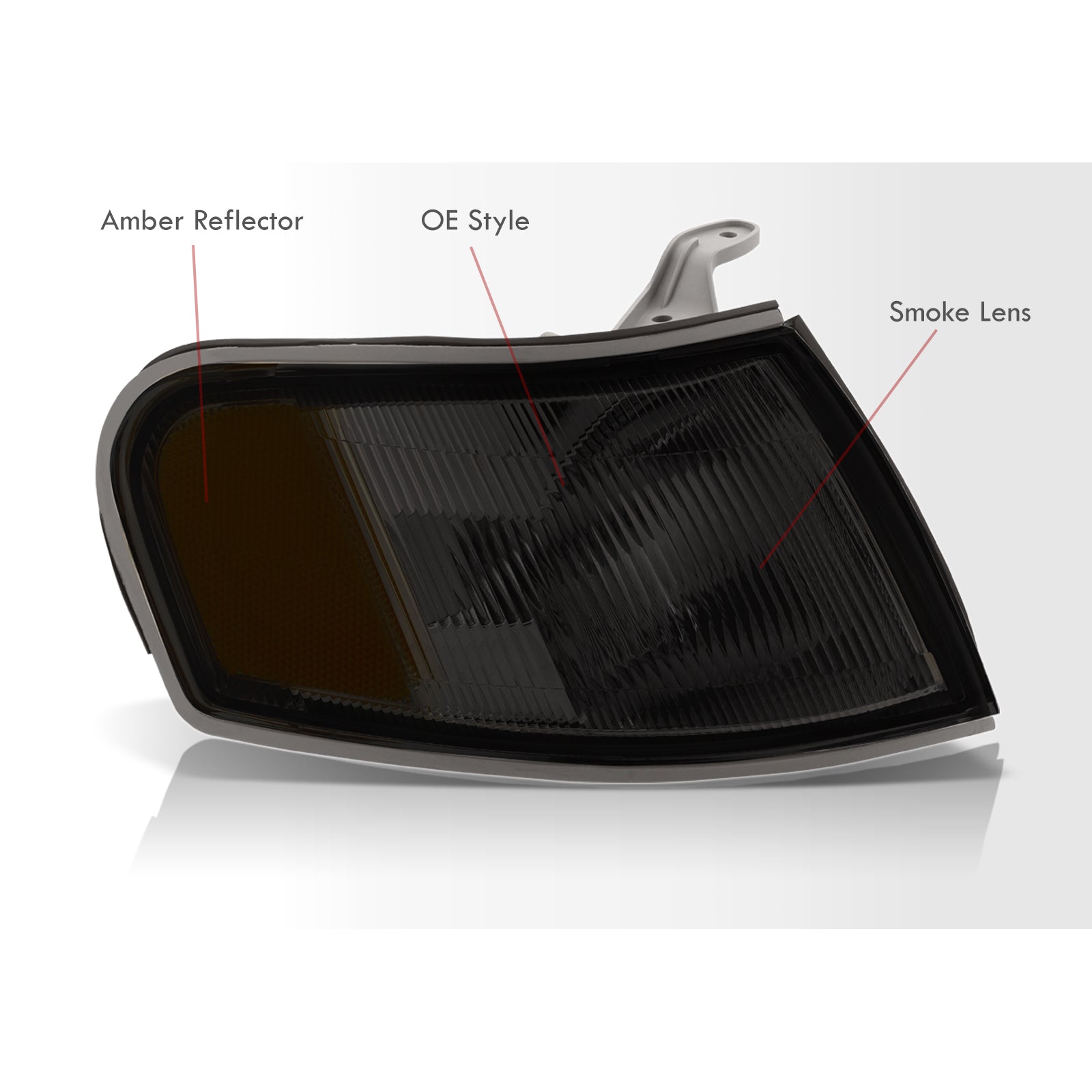 Nissan Sentra/200SX Corner Light Smoke Lens Amber Reflector