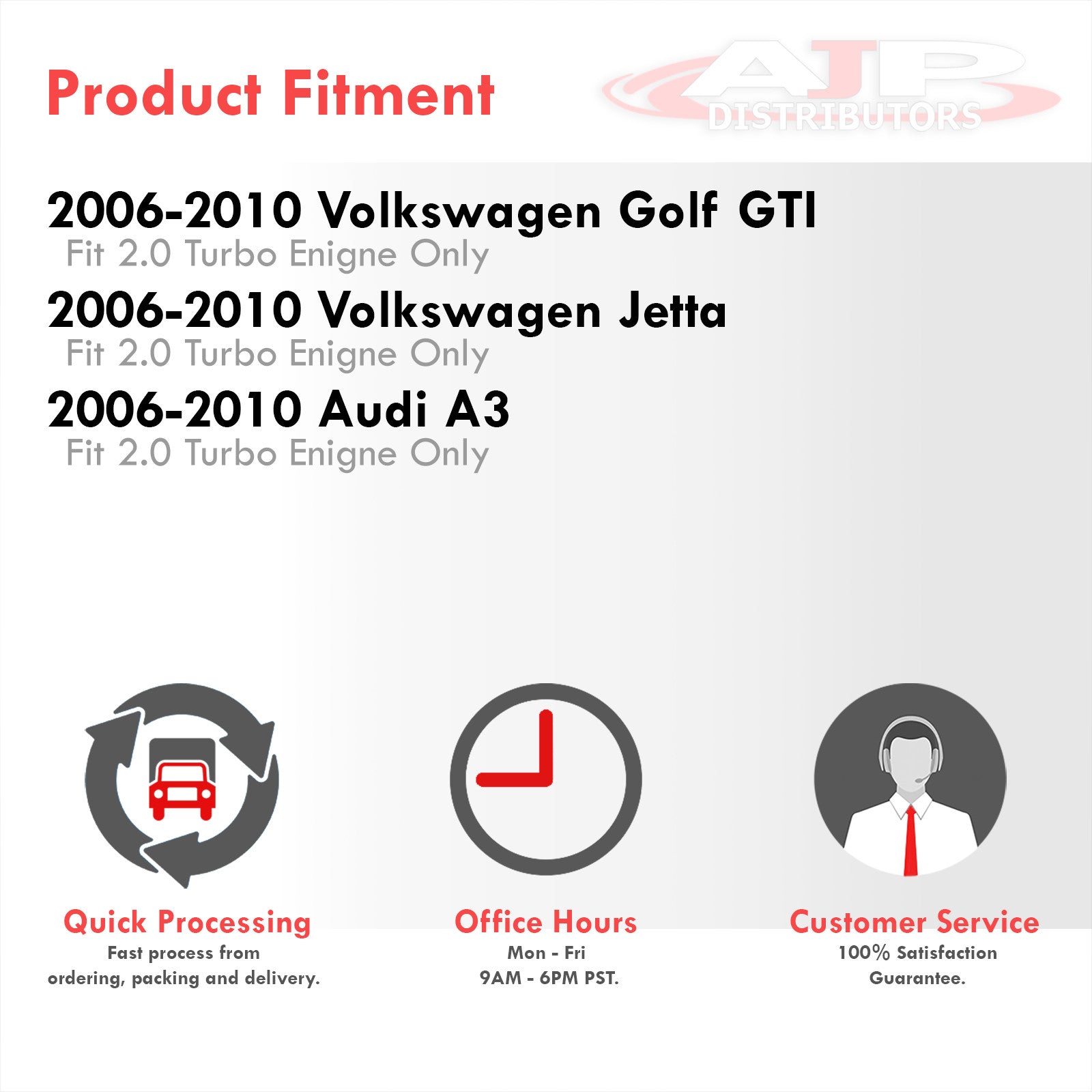 For 2006-2010 Volkswagen VW Golf GTI Jetta / Audi A3 Tube & Fin Turbo Intercooler FMIC + Piping Kit Blue Couplers - 2.0L 2.0T FSi Mk5 Mk6 07 08 09