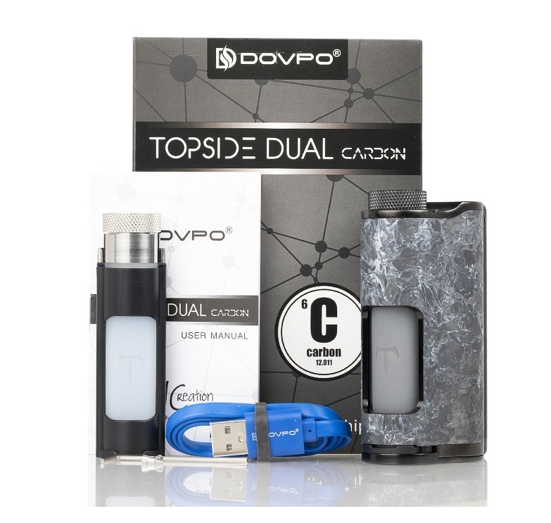 [Obrázek: Dovpo_X_TVC_YIHI_TopSide_Dual_Carbon_Squonk_Mod_11.png]