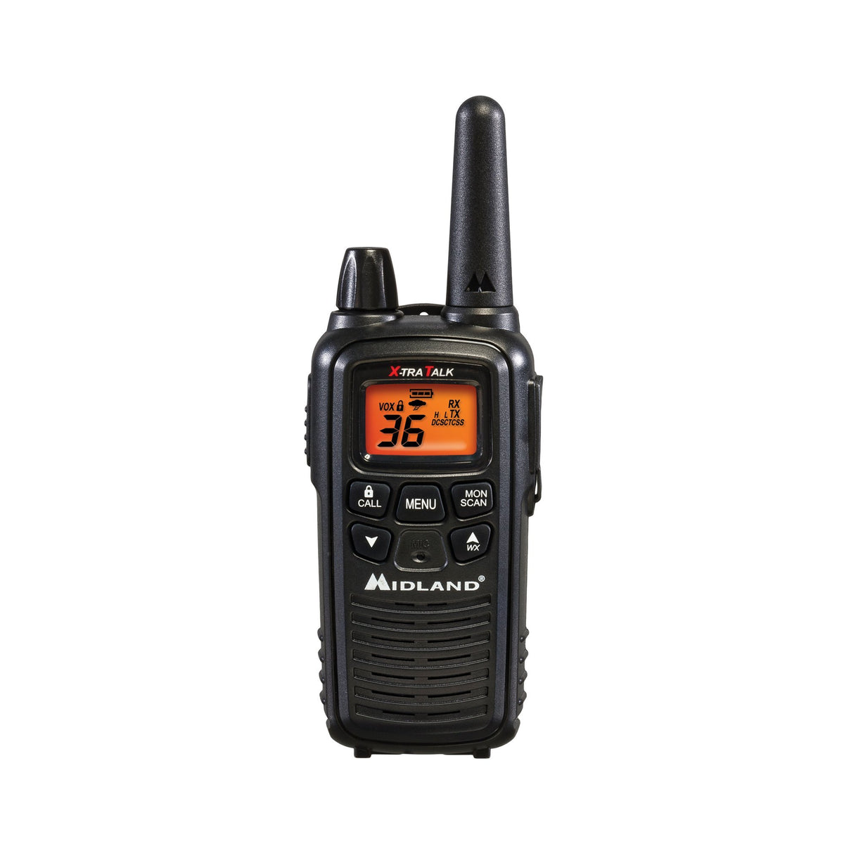 Midland LXT600BB Two-Way FRS Radio Front