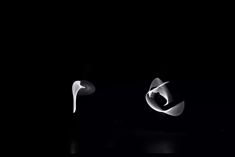 After a week of closed rehearsals, the dancers and the light merged together, and the last rehearsal was impressive