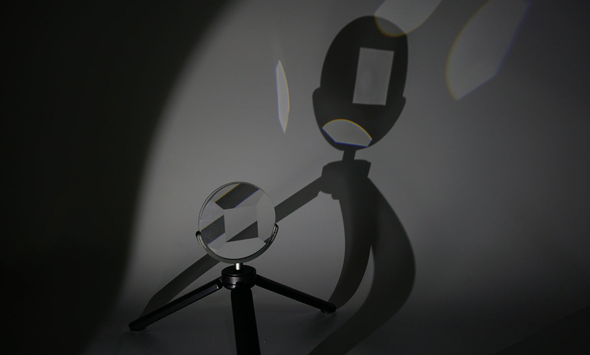The new LLP V4 prism, a handheld camera prism with kaleidoscope effects, the prism diameter is 77mm