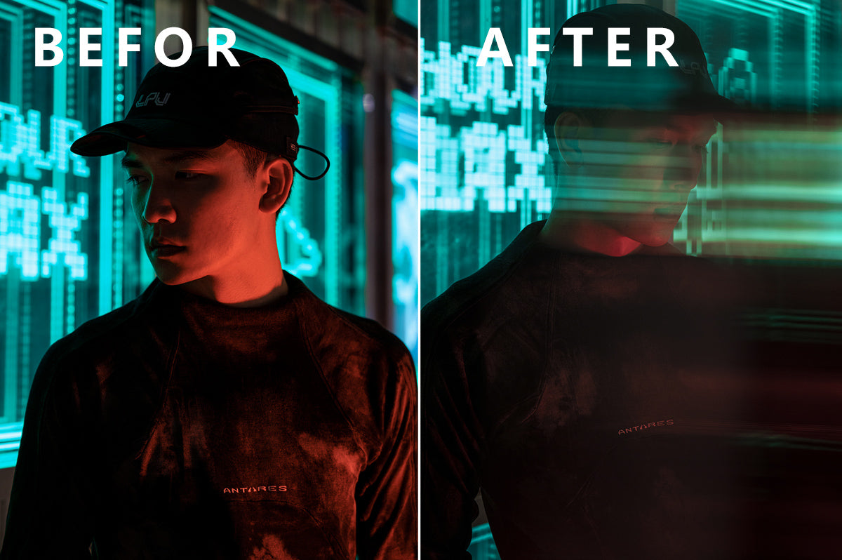 handheld stretch prism befor and after