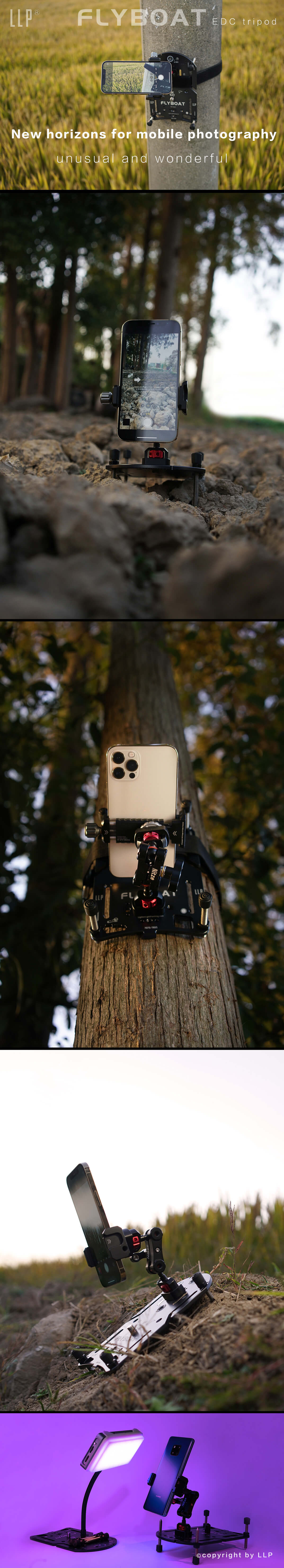 a low-angle photography tripod