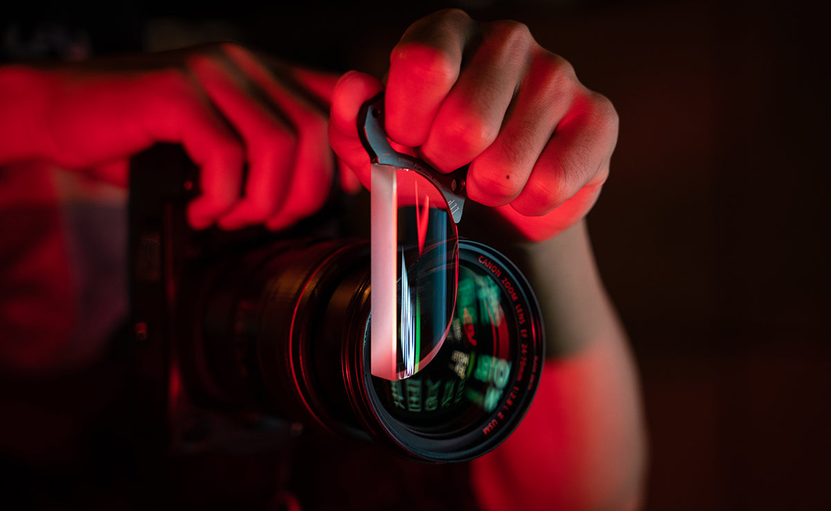 handheld stretch prism photography lens