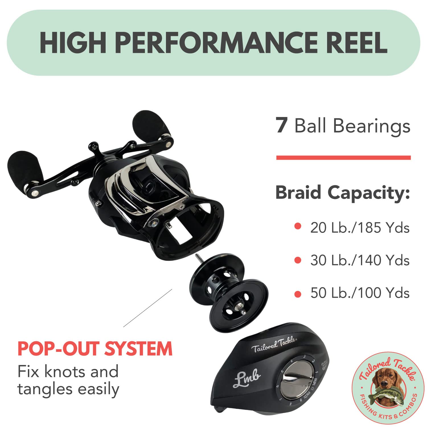 Tailored Tackle Fishing Rods & Reel