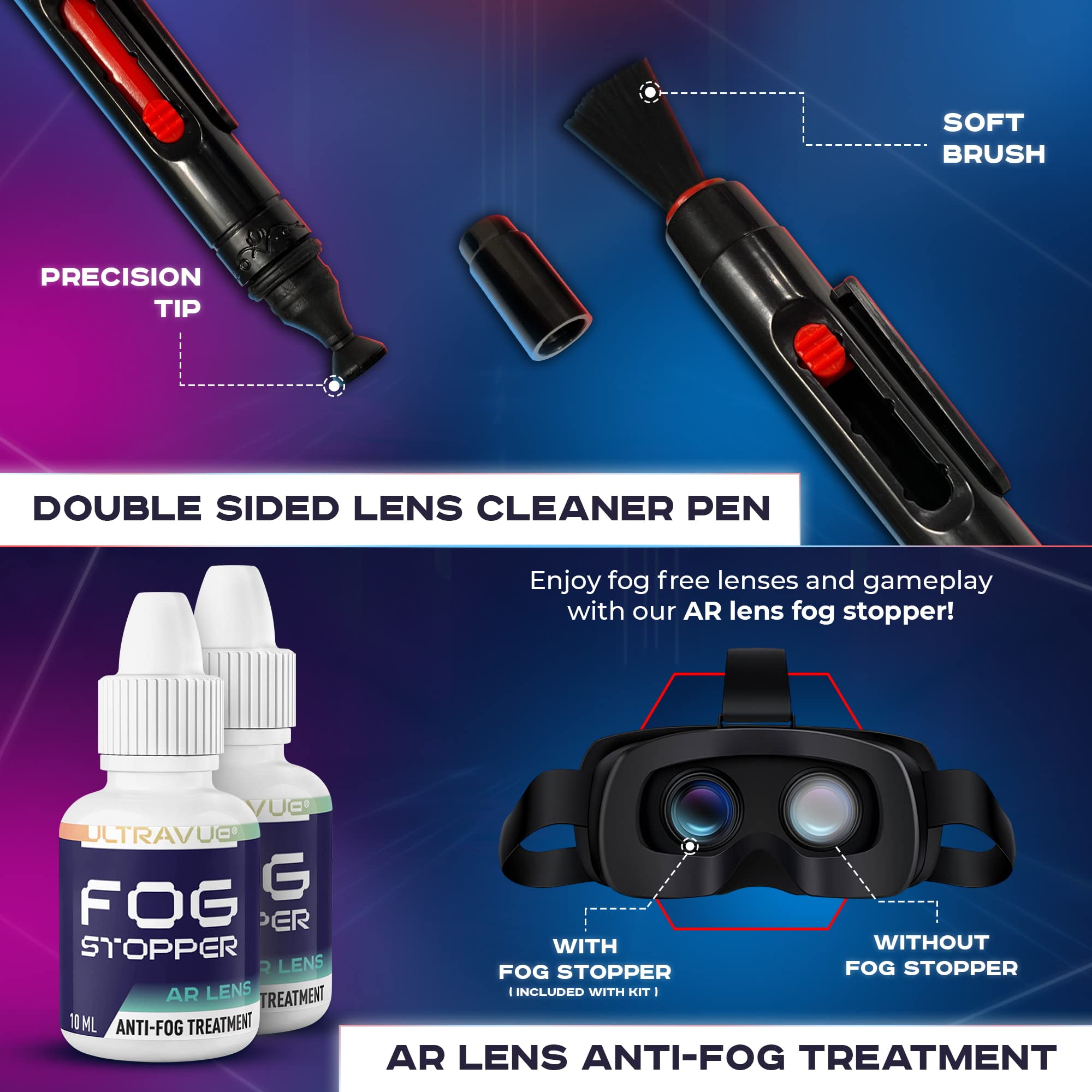 VR Cleaning Kit and Anti-Fog Treatment