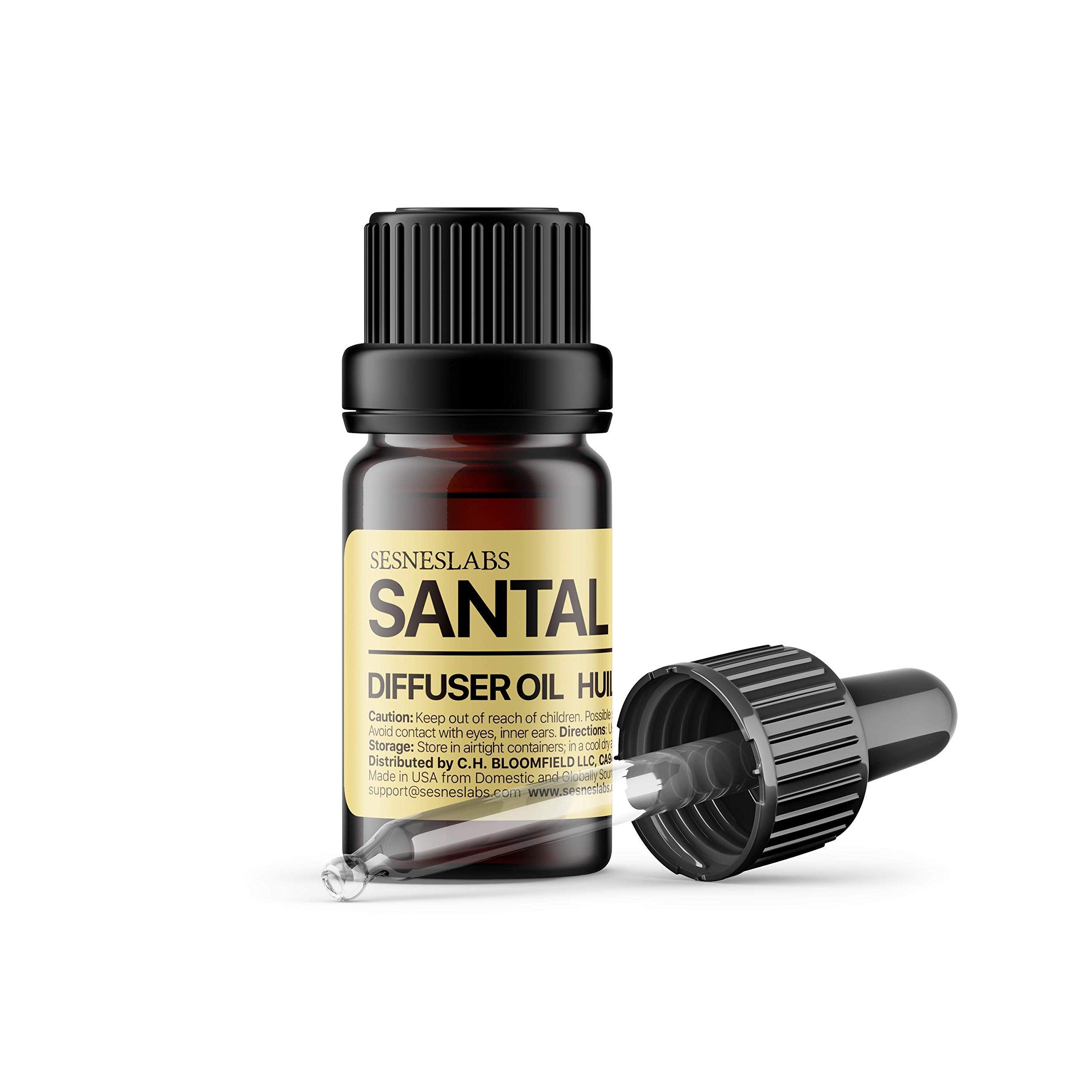 Diffuser Oil, Niche Scent, Amber Coco Vanilla Cedar Sandalwood Musk (.33 oz/10 ml) (Pack of 1)