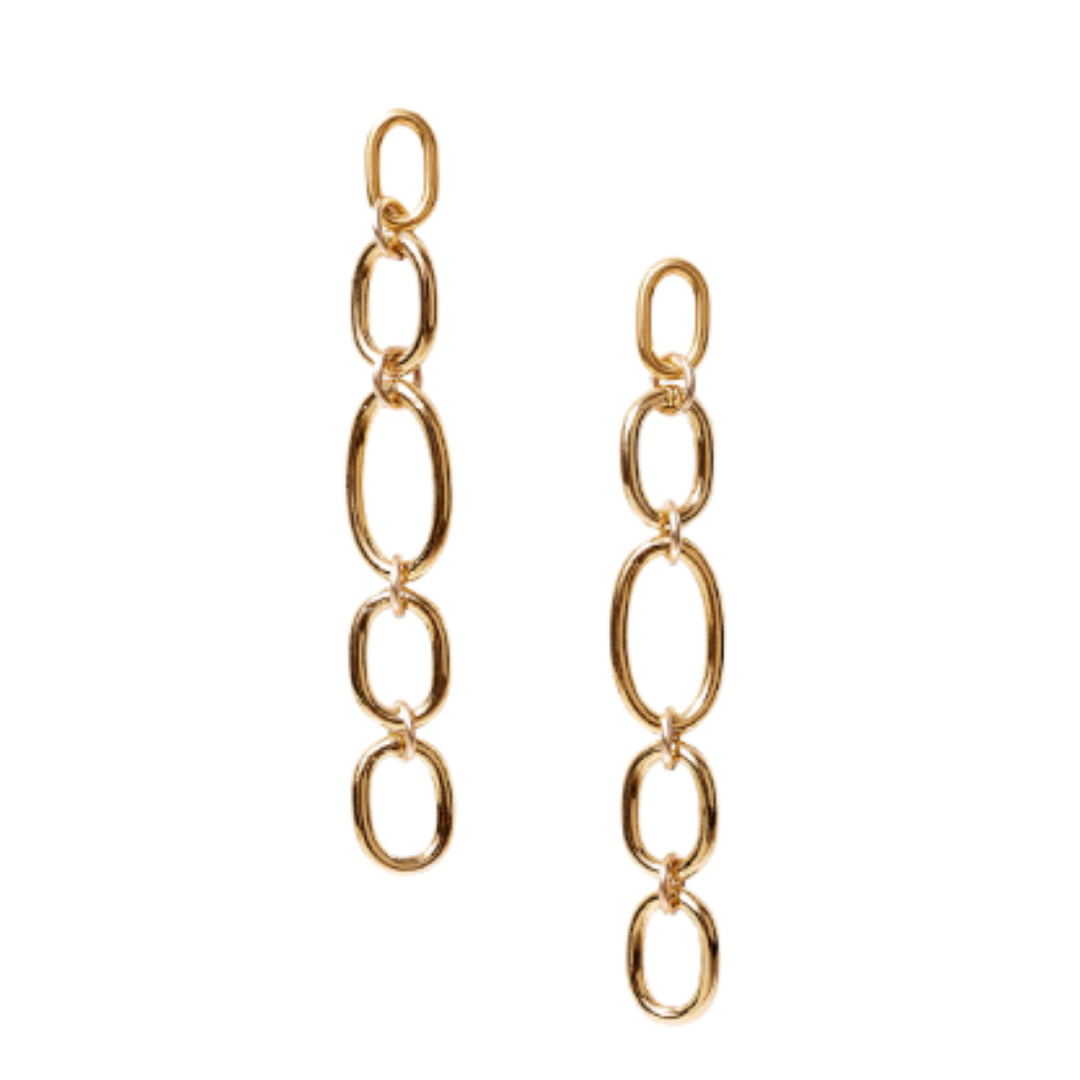 Chan Luu Chain Drop Earrings Gold