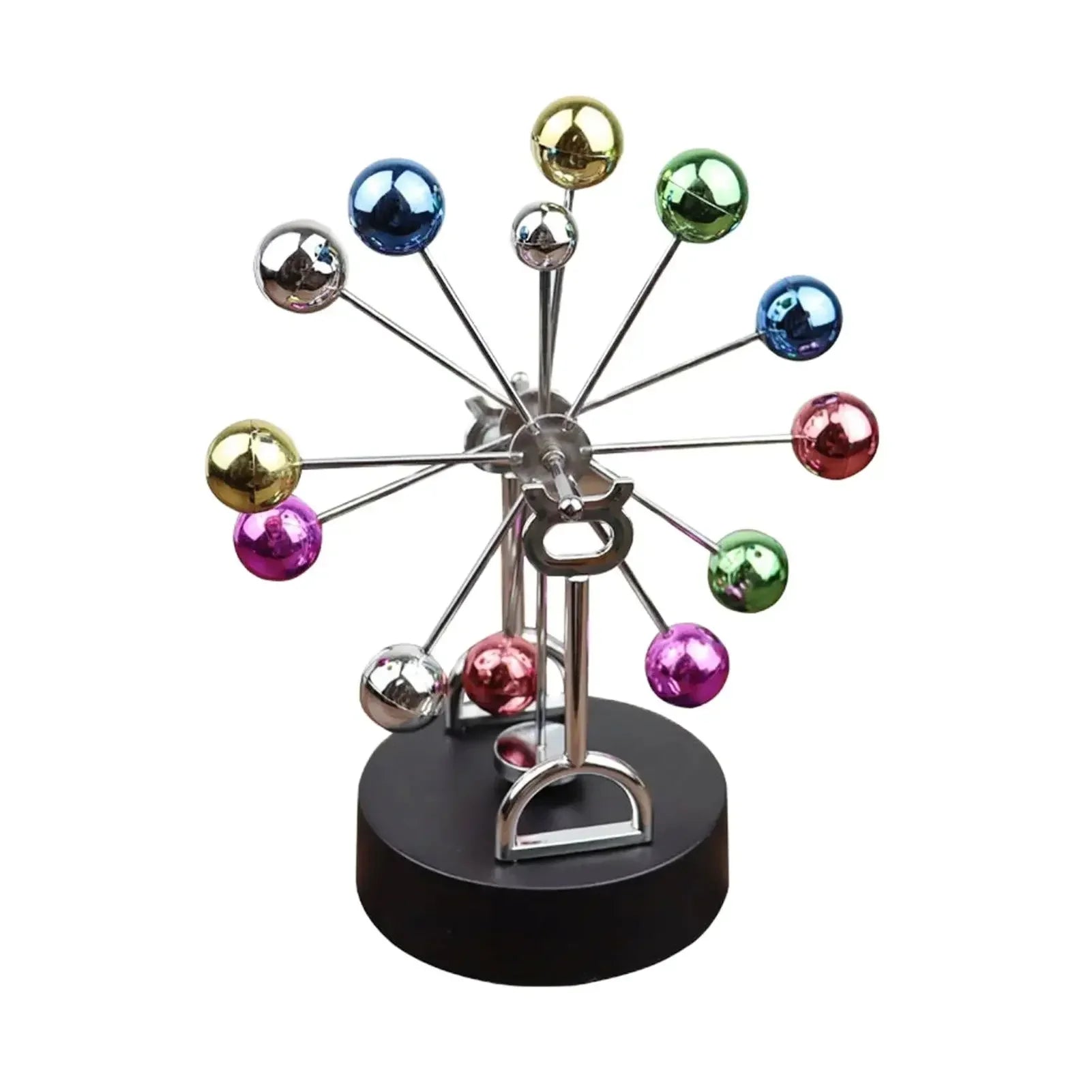 New Miniature Ferris Wheel Perpetual Motion Newton Pendulum Eternal Celestial Model Magnetic Ornament for Home Decoration