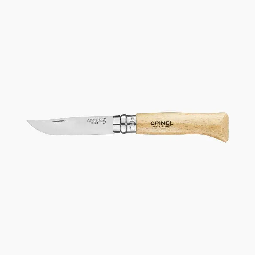 Opinel N8 stainless steel traditional French pocket knife