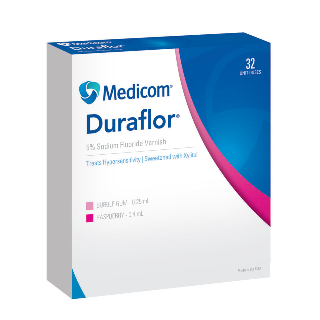 MEDICOM DURAFLOR 5% SODIUM FLUORIDE VARNISH