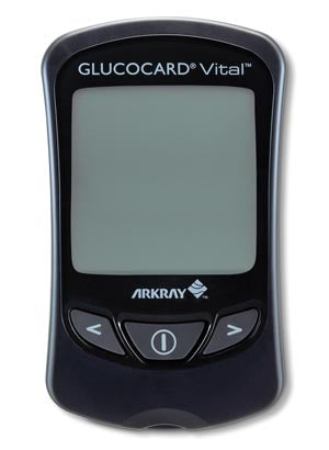 ARKRAY GLUCOCARD VITAL Blood Glucose Black Meter Starter Kit