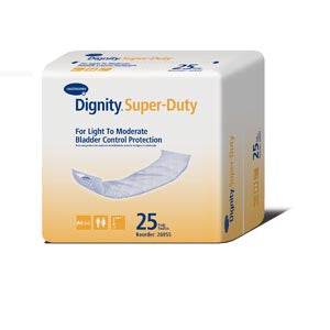DIGNITY DISPOSABLE PADS SUPER-DUTY PAD, FOR LIGHT TO MODERATE PROTECTION, 4