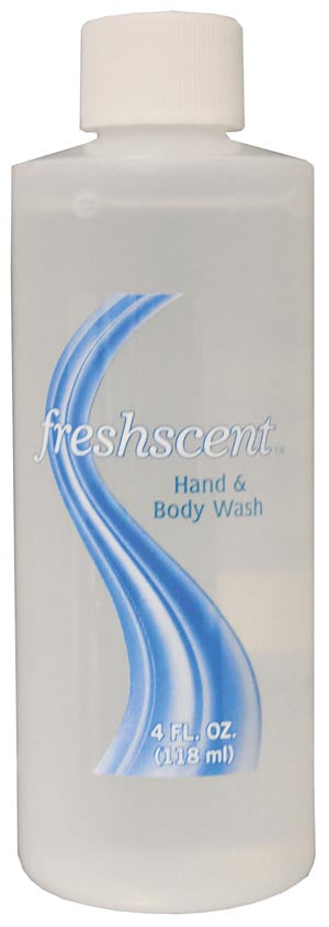NEW WORLD IMPORTS FRESHSCENTa SOAPS Liquid Hand & Body Wash, 4 oz, 60/cs