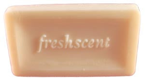 NEW WORLD IMPORTS FRESHSCENTa SOAPS Freshscent Unwrapped Deodorant Soap, #1, Vegetable Based, 50/bx, 10 bx/cs