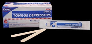 DUKAL  Tongue Depressor, Senior, 6