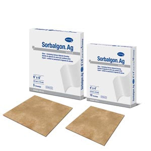 SORBALGON AG SILVER CALCIUM ALGINATE DRESSING 1