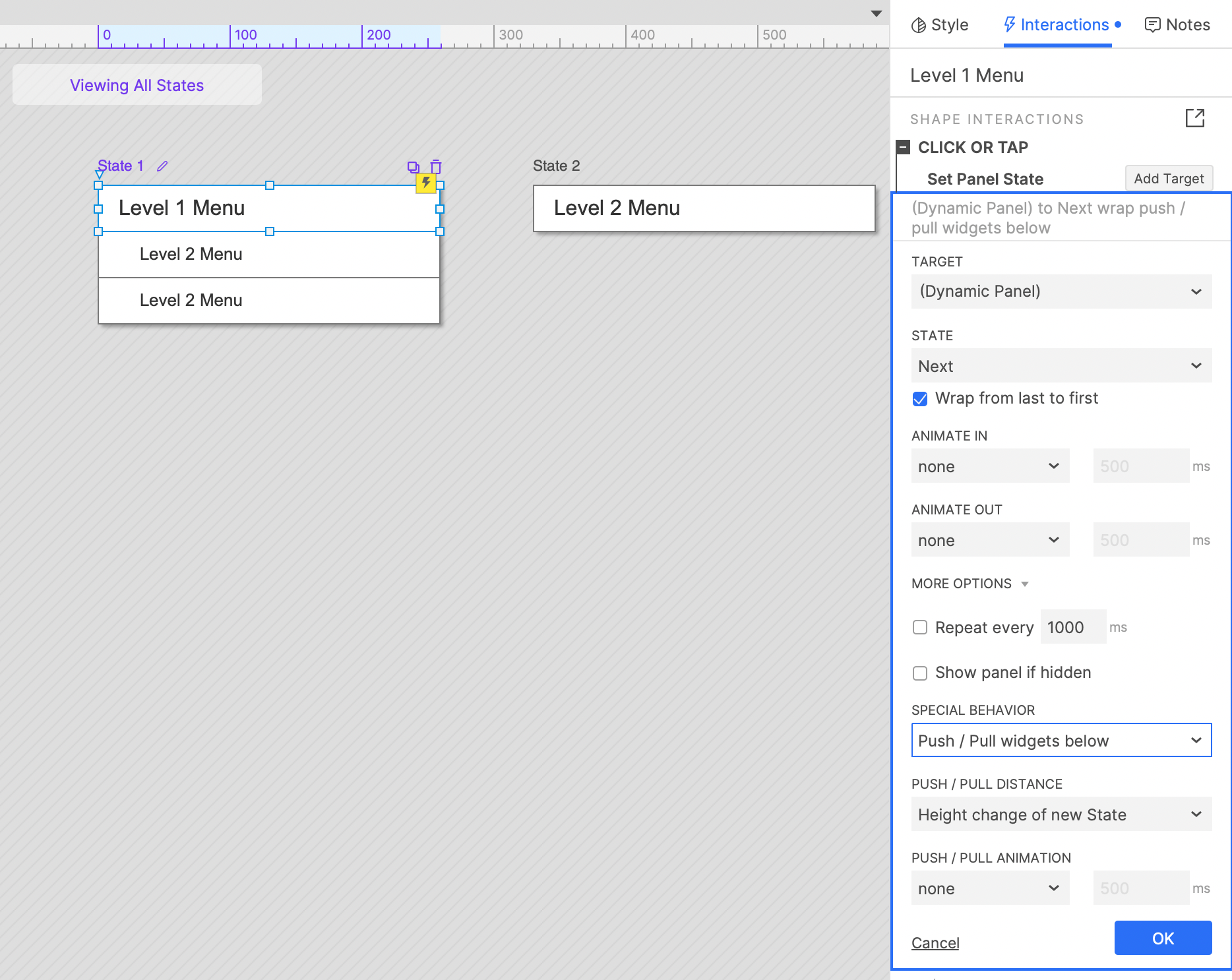 Expand/Collapse Interaction
