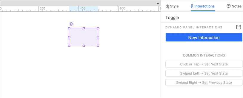 Create dynamic panel with two states