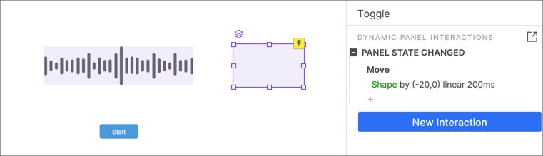 Toggle Panel Interactions