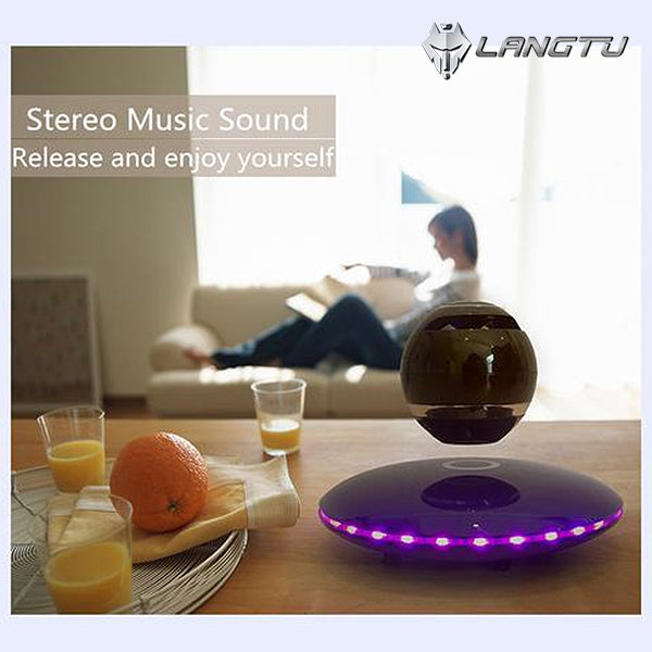 LANGTU Infinity Orb Magnetic Levitating Bluetooth 4.0 LED Wireless Floating Speakers