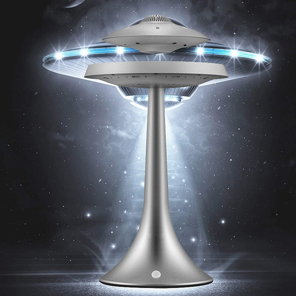 LANGTU UFO, A UFO-Shaped Magnetic Levitating Speaker & Lamp