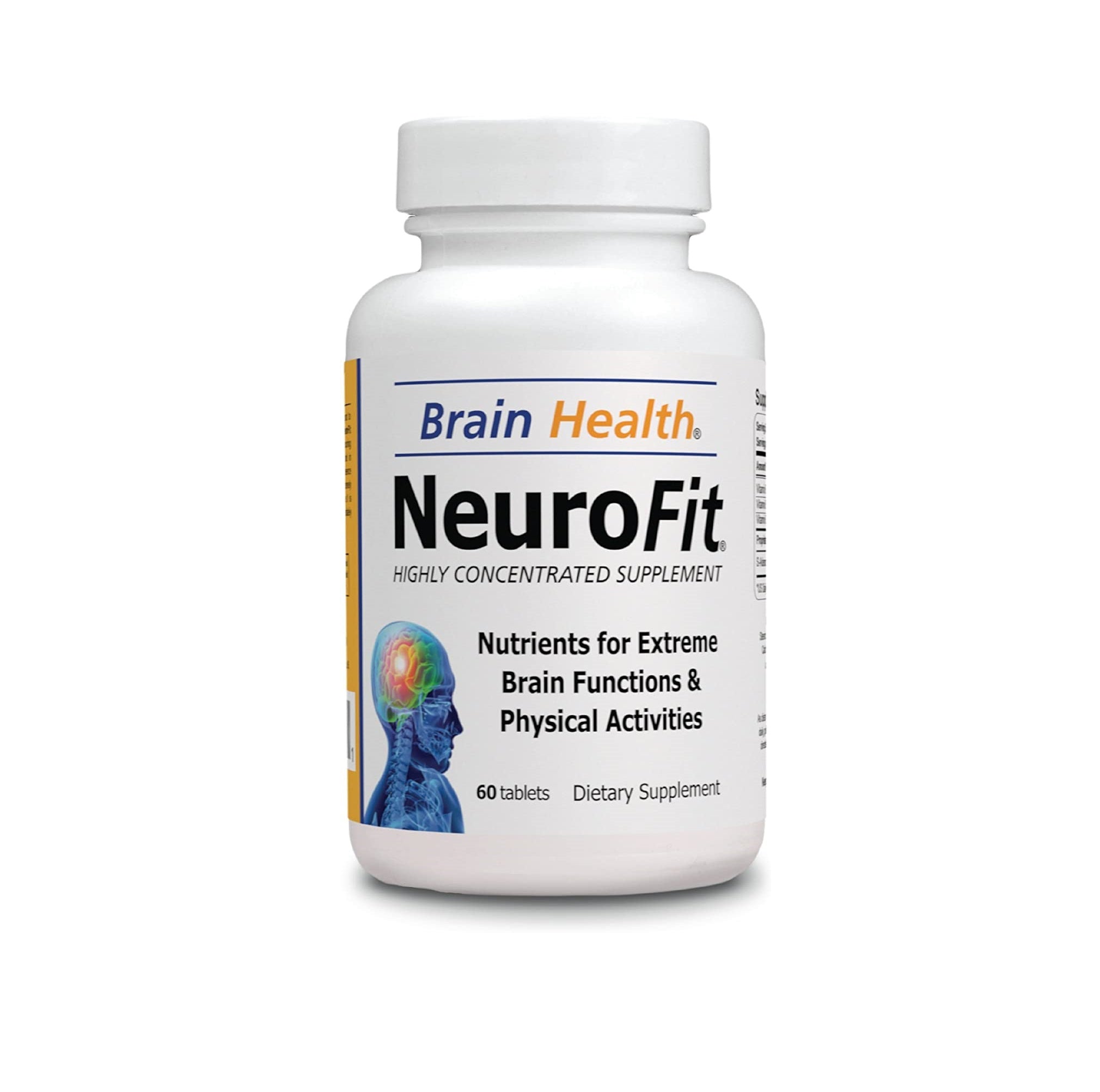 Neuro Fit - Brain Health 60 Tablets - Highly Concentrate Supplent - Dietary Supplement