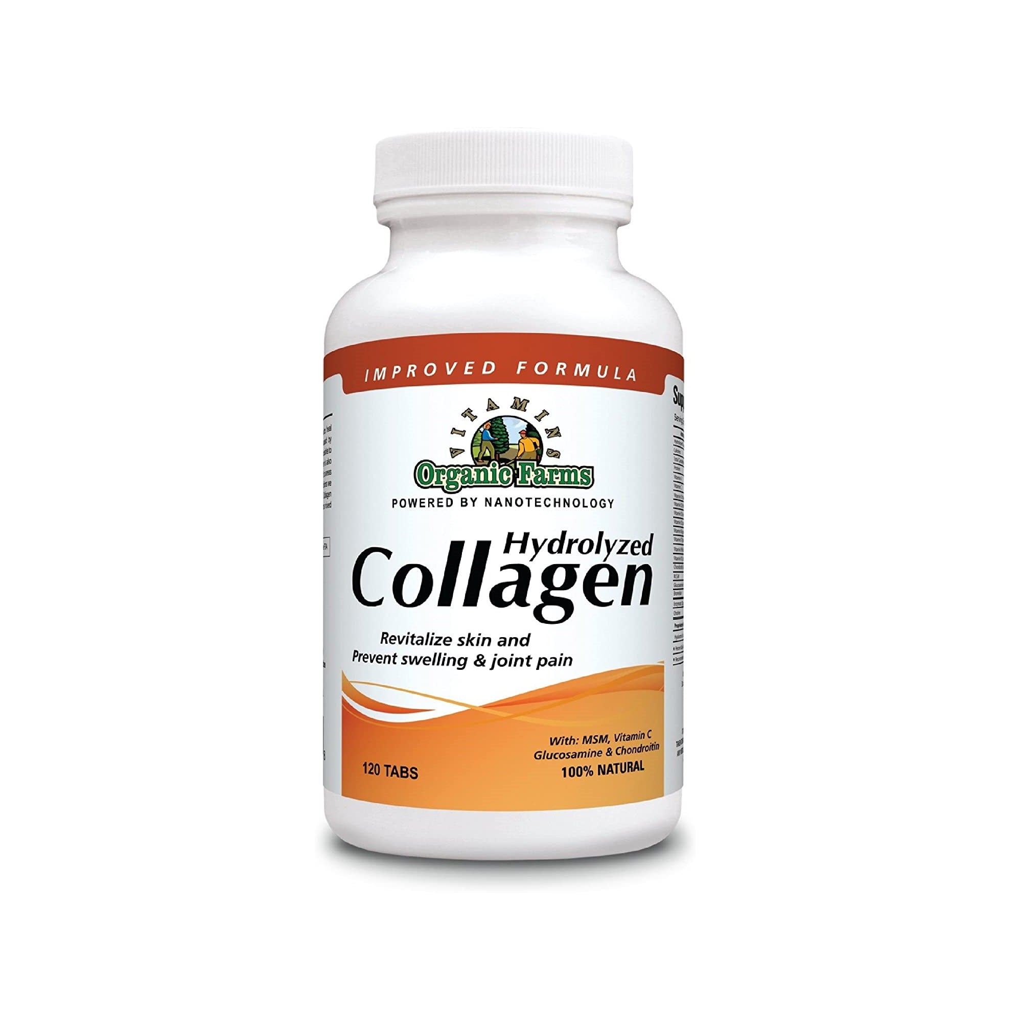 Collagen Complex Hydrolyzed - 120 Tablets - Nourishes and Revitalizes Your Body - 100% Natural Improved Formula.