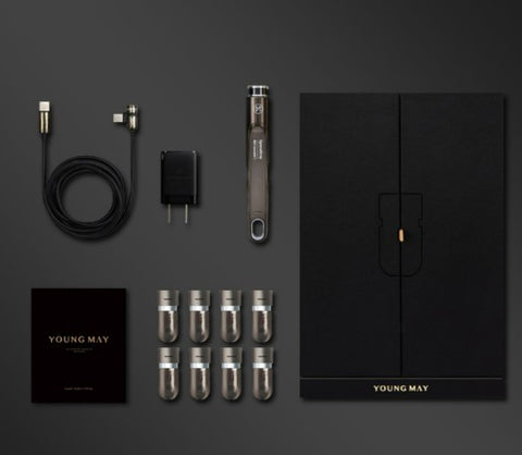 YoungMay-like blackning space-time needle-free water-light beauty instrument improves fine lines, brightens dry skin, and deeply hydrates