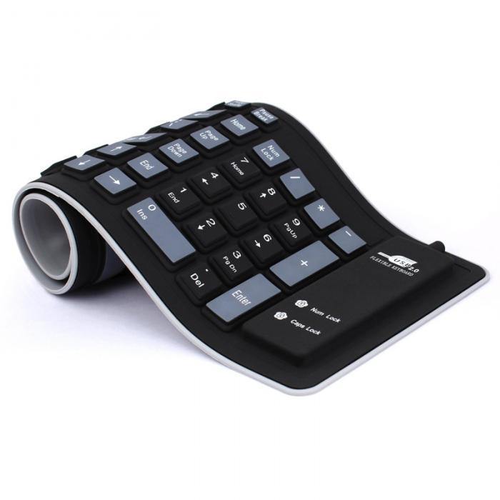 Waterproof Roll Up Wired Keyboard