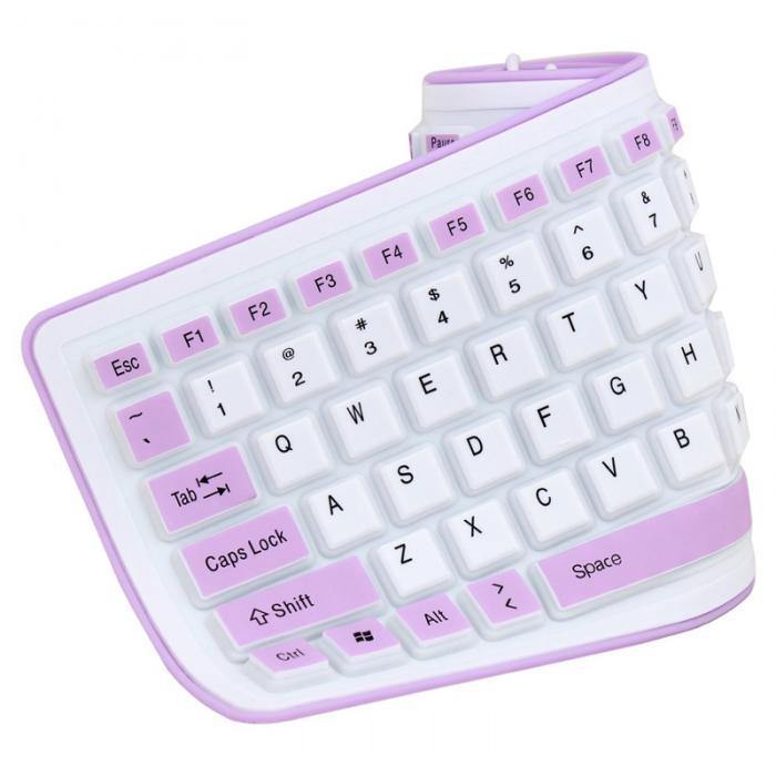 Waterproof Roll Up Wired Keyboard