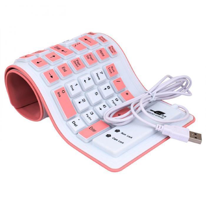 Waterproof Roll Up Wired Keyboard