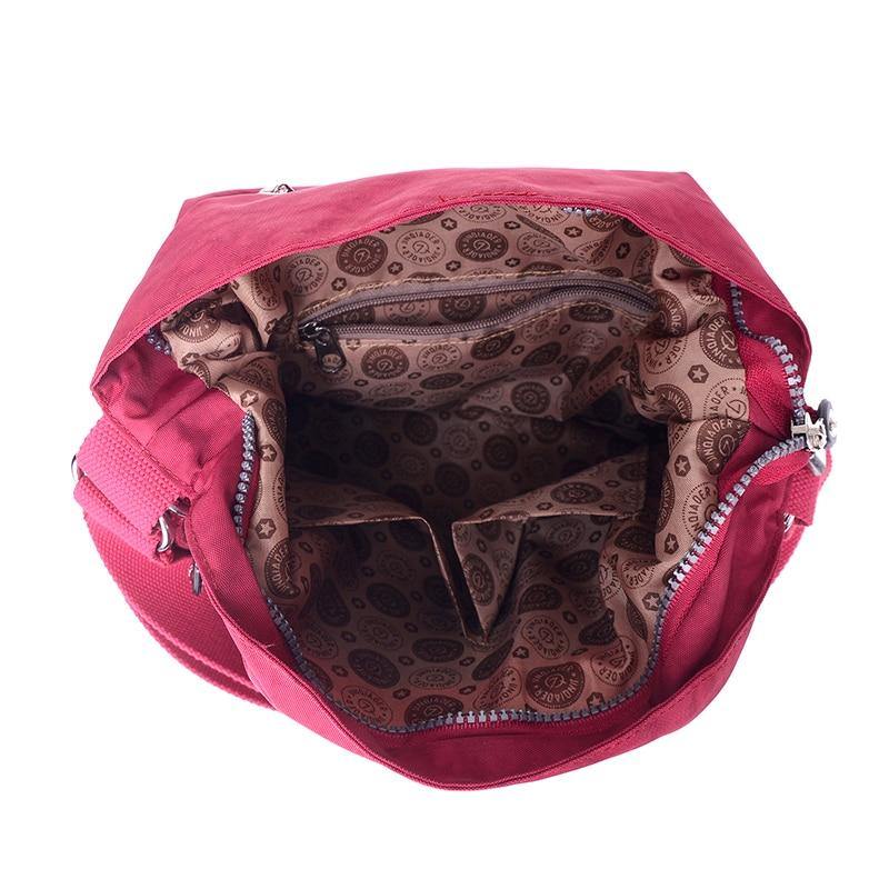 Multi-Pocket Casual Shoulder Bag